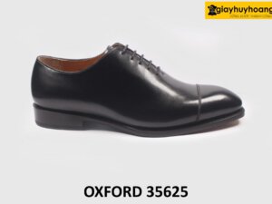 [Size 44] Giày da nam captoe màu đen cao cấp Oxford 35625 001