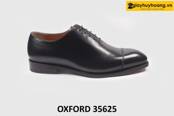[Size 44] Giày da nam captoe màu đen cao cấp Oxford 35625 001