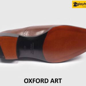 [Size 40] Giày da nam màu nâu thời trang chính hãng Oxford ART 005
