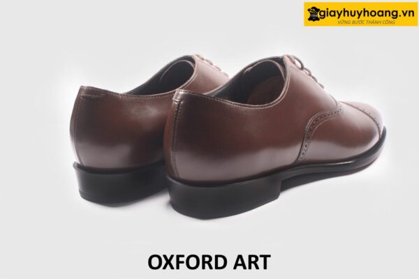 [Size 40] Giày da nam màu nâu thời trang chính hãng Oxford ART 004