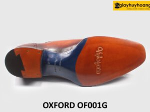 [Size 41]Giày da Oxford nam Full Brogues cao cấp OF001G 006