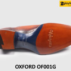 [Size 41]Giày da Oxford nam Full Brogues cao cấp OF001G 006