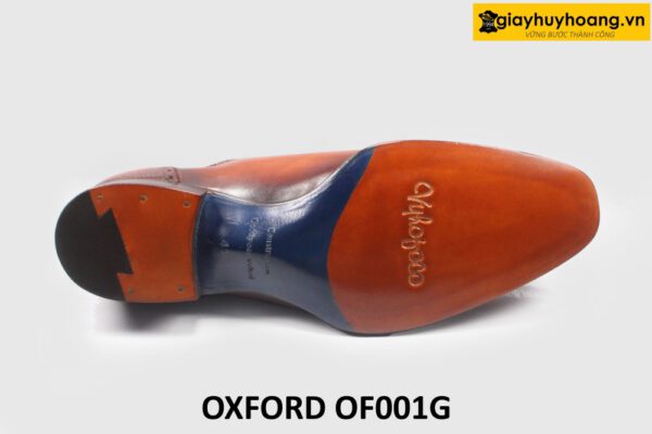 [Size 41]Giày da Oxford nam Full Brogues cao cấp OF001G 006