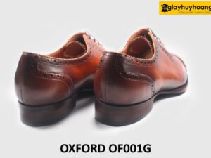 [Size 41]Giày da Oxford nam Full Brogues cao cấp OF001G 005