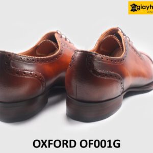 [Size 41]Giày da Oxford nam Full Brogues cao cấp OF001G 005