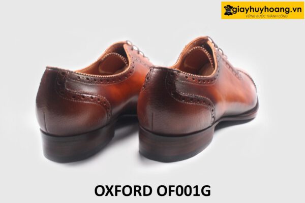 [Size 41]Giày da Oxford nam Full Brogues cao cấp OF001G 005