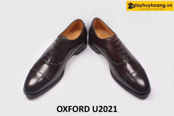 Giày da nam chính hãng cao cấp màu nâu Oxford U2021 005