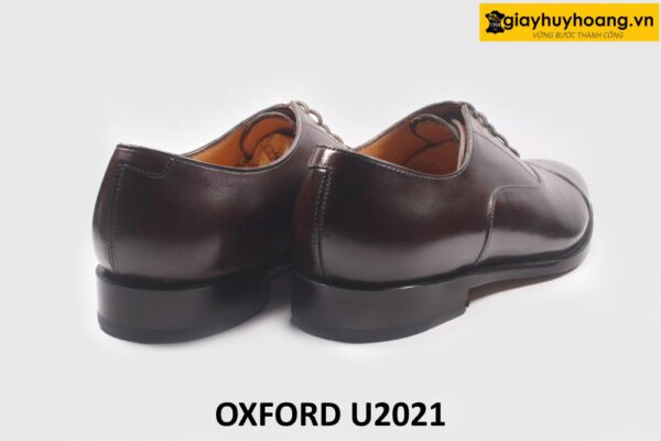 Giày da nam chính hãng cao cấp màu nâu Oxford U2021 004
