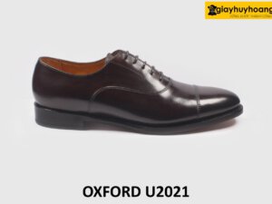Giày da nam chính hãng cao cấp màu nâu Oxford U2021 001