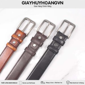 Dây thắt lưng nam 3.3 cm thời trang khóa kim DNX029 001