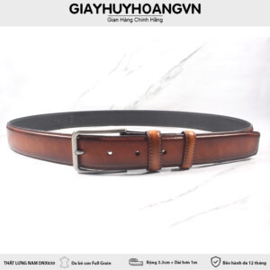 Dây thắt lưng nam 3.3 cm cao cấp khóa kim DNX030 003