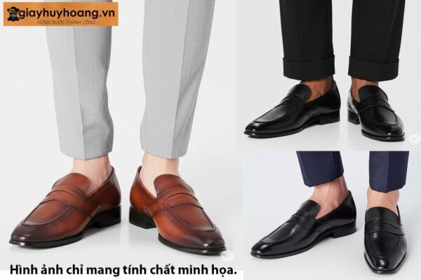 Giày lười nam công sở đẹp hàng hiệu Loafer MANHATAN 0013