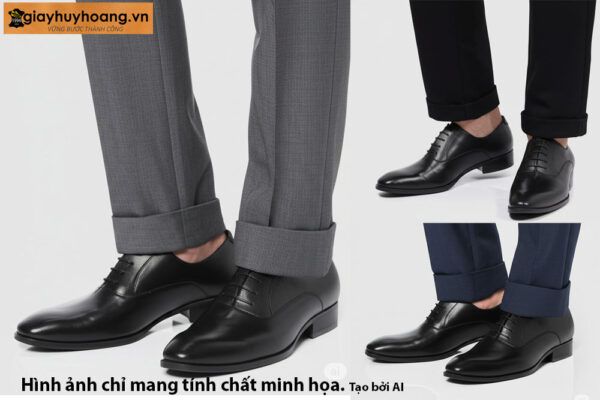 Giày da nam mũi trơn thủ công Oxford T023 0052