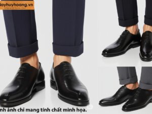 Giày da nam trơn đẹp miếng liền Oxford T03 01254