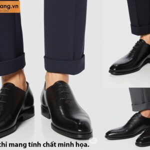 Giày da nam trơn đẹp miếng liền Oxford T03 01254