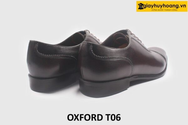 Giày tây da nam màu nâu công sở Oxford T06 004