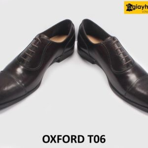 Giày tây da nam màu nâu công sở Oxford T06 003