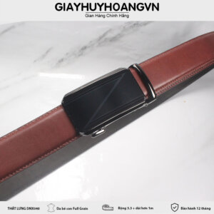 Dây nịt thắt lưng nam khóa trượt 3.3cm DNX040 003