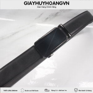 Dây nịt thắt lưng nam khóa trượt 3.3cm DNX040 001