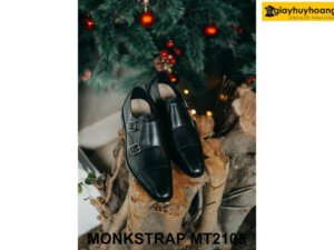 Giày da nam đơn giản thanh lịch Monkstrap MT2105 001