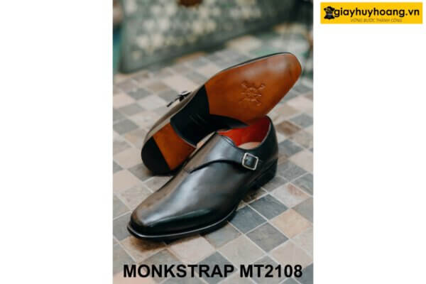 Giày da đóng thủ công nam Monkstrap MT2108 003