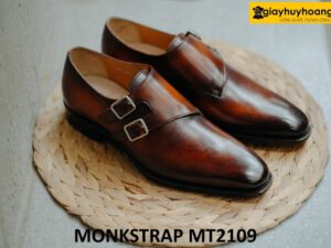 Giày không buộc dây nam Double Monkstrap MT2109 001