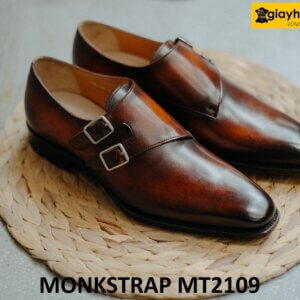 Giày không buộc dây nam Double Monkstrap MT2109 001