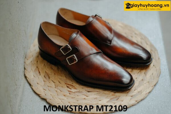 Giày không buộc dây nam Double Monkstrap MT2109 001