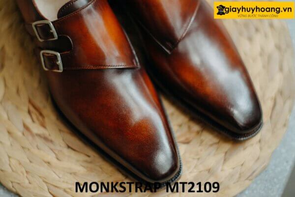 Giày không buộc dây nam Double Monkstrap MT2109 004