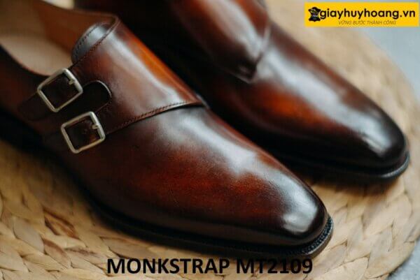 Giày không buộc dây nam Double Monkstrap MT2109 003