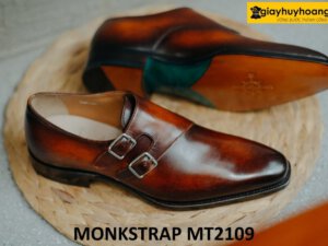 Giày không buộc dây nam Double Monkstrap MT2109 002