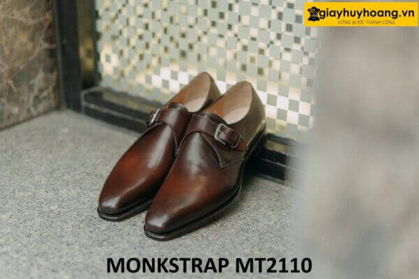 Giày da thời trang nam da nhập ý kiểu Monkstrap MT2110 001