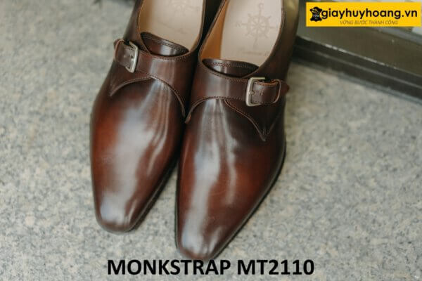 Giày da thời trang nam da nhập ý kiểu Monkstrap MT2110 005