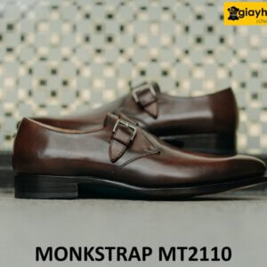 Giày da thời trang nam da nhập ý kiểu Monkstrap MT2110 004
