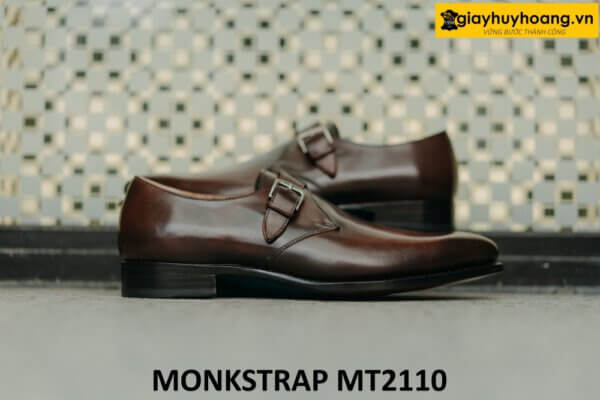 Giày da thời trang nam da nhập ý kiểu Monkstrap MT2110 004