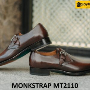 Giày da thời trang nam da nhập ý kiểu Monkstrap MT2110 002