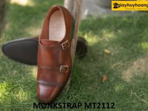 Giày da Double Monkstrap mũi trơn thanh lịch MT2112 004