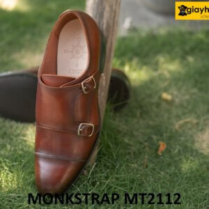 Giày da Double Monkstrap mũi trơn thanh lịch MT2112 004