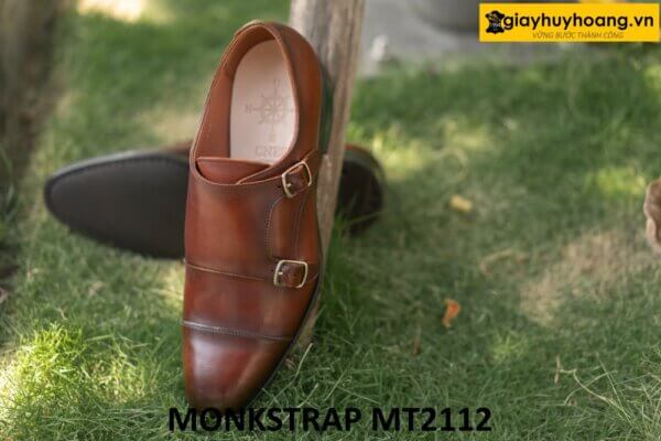 Giày da Double Monkstrap mũi trơn thanh lịch MT2112 004