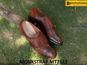 Giày da Double Monkstrap mũi trơn thanh lịch MT2112 003