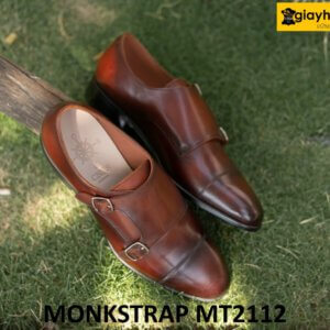 Giày da Double Monkstrap mũi trơn thanh lịch MT2112 003