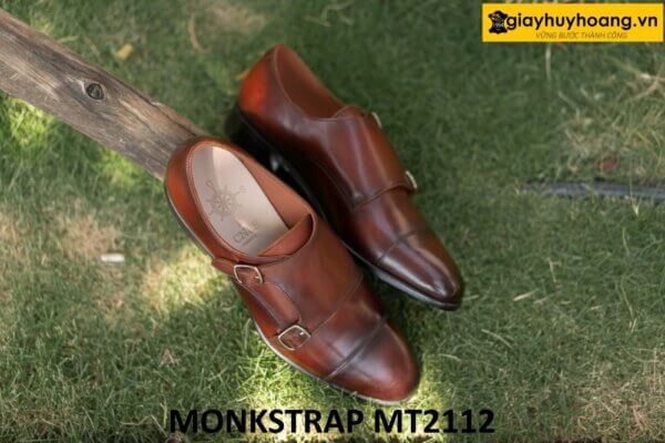 Giày da Double Monkstrap mũi trơn thanh lịch MT2112 003