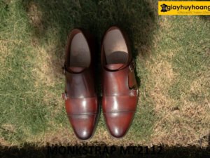 Giày da Double Monkstrap mũi trơn thanh lịch MT2112 001