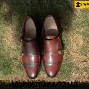Giày da Double Monkstrap mũi trơn thanh lịch MT2112 001