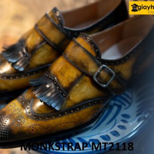Giày da nam phong cách thiết kế đẹp Monkstrap MT2118 004