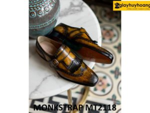 Giày da nam phong cách thiết kế đẹp Monkstrap MT2118 003