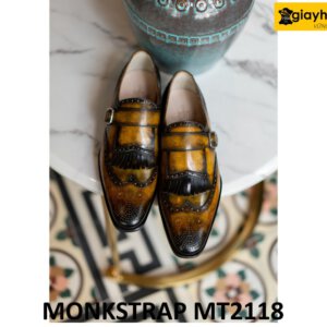 Giày da nam phong cách thiết kế đẹp Monkstrap MT2118 002