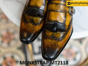 Giày da nam phong cách thiết kế đẹp Monkstrap MT2118 001