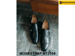 Giày da nam thầy tu Double Monkstrap cao cấp MT2104 003