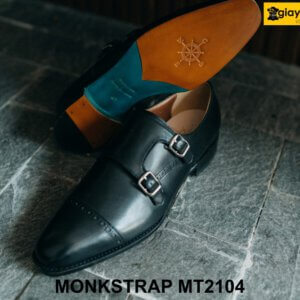 Giày da nam thầy tu Double Monkstrap cao cấp MT2104 002